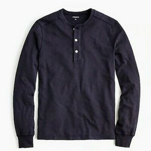 J. Crew Garment Dyed Slub Cotton Henley